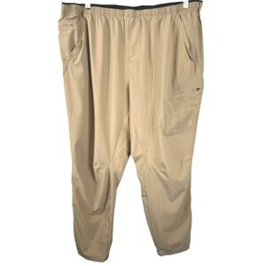 The North Face Tan Pants XXL Drawstring Zipper Pocket